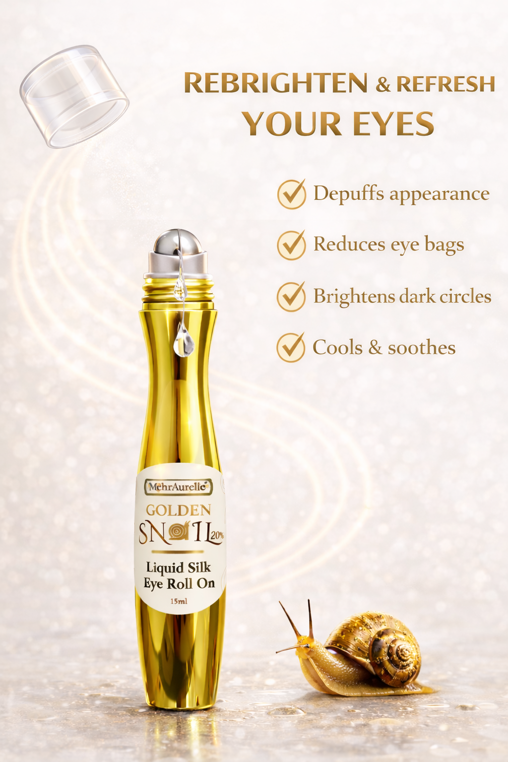 Liquid Silk Eye Roll on(20%)